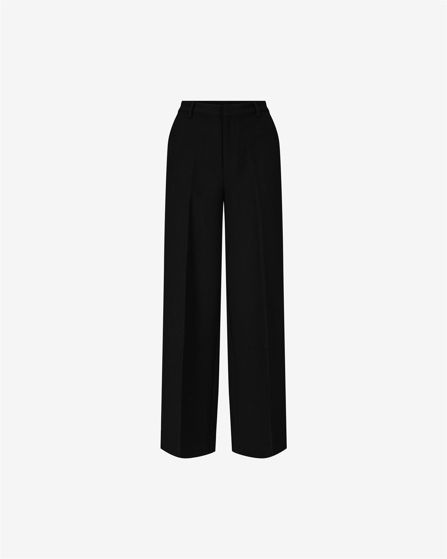 Reign Tailored Extra Wide Black Bukser